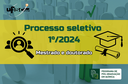 Está aberto o processo seletivo para o Mestrado e Doutorado 1º/2024!!