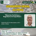 Seminário Geral - Prof. Dr. Mário Godinho Júnior