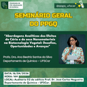 Seminário Geral - Profa. Dra. Ana Beatriz Santos da Silva