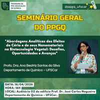 Seminário Geral - Profa. Dra. Ana Beatriz Santos da Silva