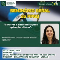 Seminário Geral - Profa. Dra. Laís Canniatti Brazaca