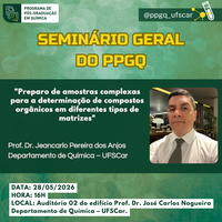 Seminário Geral - Prof. Dr. Jeancarlo Pereira dos Anjos